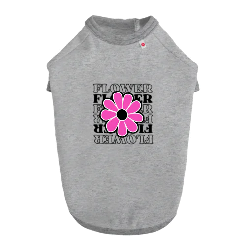 pink flower  Dog T-shirt