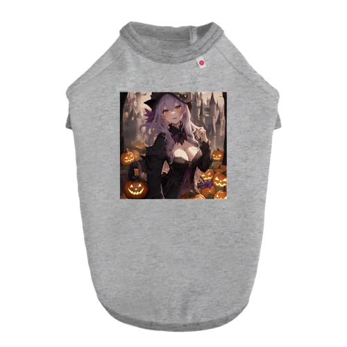 ハロウィン魔女 Dog T-shirt