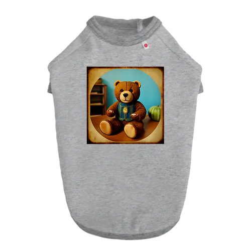 レトロ熊さん Dog T-shirt