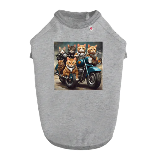 猫の暴走族 Dog T-shirt