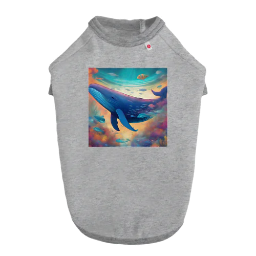 クジラさん Dog T-shirt