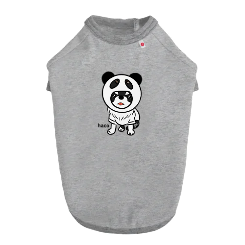 チワワのhacoちゃん（パンダ） Dog T-shirt