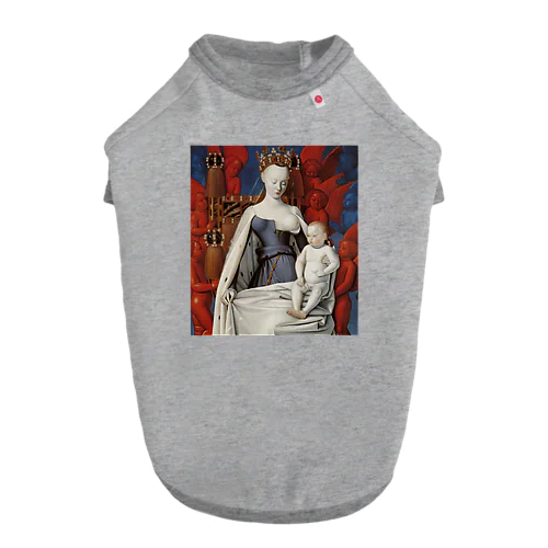 聖母子と天使たち / Virgin and Child Surrounded by Angels Dog T-shirt