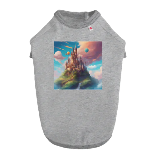 幻想の楽園  Fantasy Haven Castle ドッグTシャツ