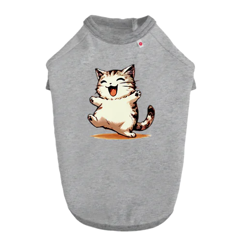 AI天風猫(笑顔1) ドッグTシャツ