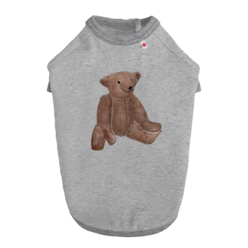 Lovely bear。brown bear ドッグTシャツ