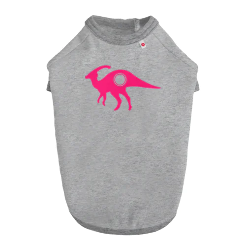 Dinosaurs monogram7 Dog T-shirt