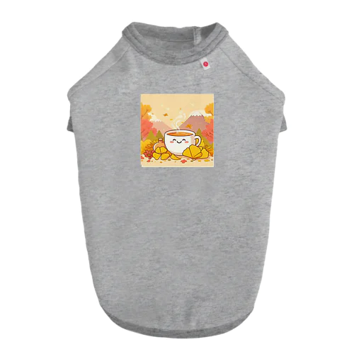 イチョウと紅茶シリーズ② ドッグTシャツ