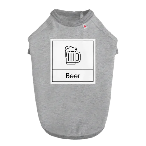 四角におさまるBeer Dog T-shirt