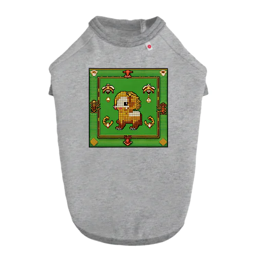 健康運‐辰ノ子‐幸運ドット絵コレクション ドッグTシャツ