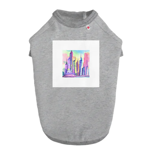 Enchanting Metropolis of the Future ドッグTシャツ