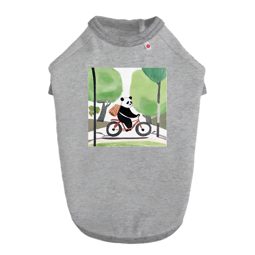 自転車パンダ Dog T-shirt