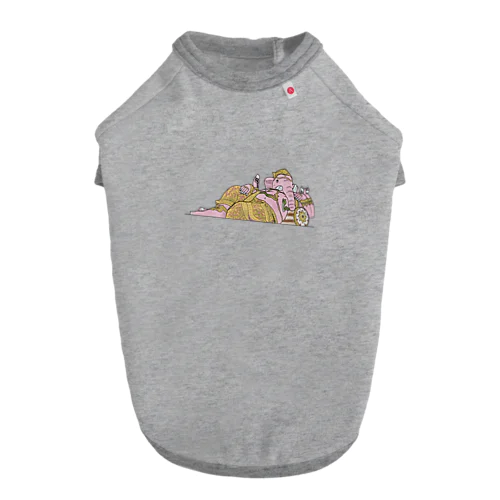 ピンクのガネーシャ Dog T-shirt