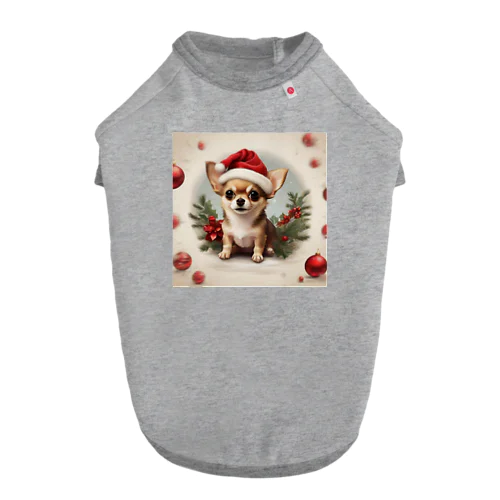 チワワがクリスマスの雰囲気を盛り上げる🎅🎄 Dog T-shirt