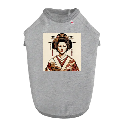 和の粋を纏う、優美な姿Elegance in tradition, a vision of grace. ドッグTシャツ