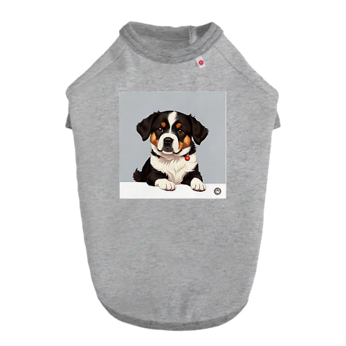 飛び出すワンちゃん Dog T-shirt