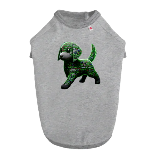 デジタル犬 ドッグTシャツ