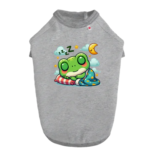 Sleeping frogs(熟睡する蛙) Dog T-shirt