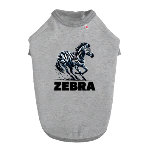 ZEBRA ドッグTシャツ