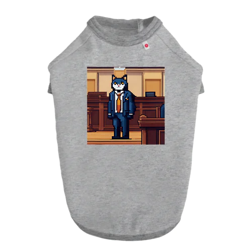 弁護士猫 ドッグTシャツ