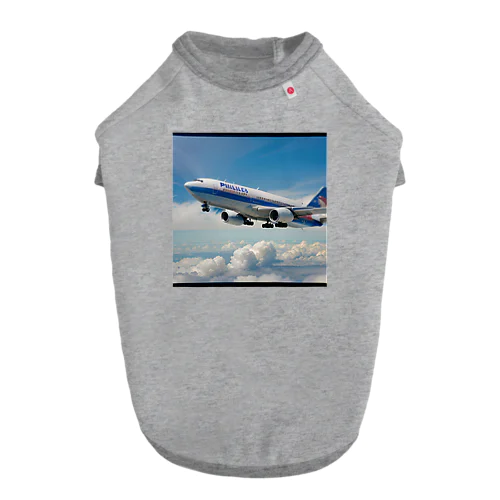 フィリピンの旅客機 ドッグTシャツ