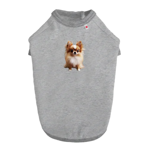 ろんぐこーとちわわ Dog T-shirt