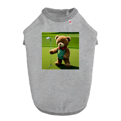 ゴルファーテディくん Dog T-shirt