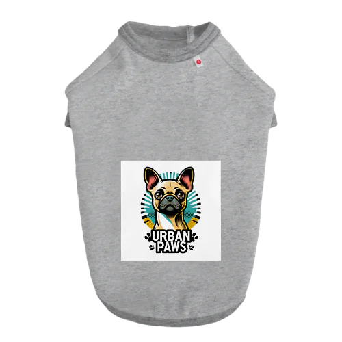 パグチワワ「Urban paws 」 ドッグTシャツ