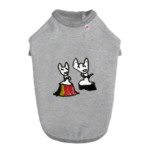 おやまのきつねのおんなのこ Dog T-shirt