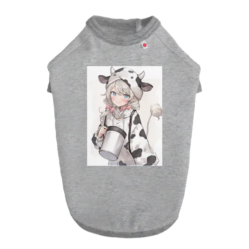 ミルクガール Dog T-shirt