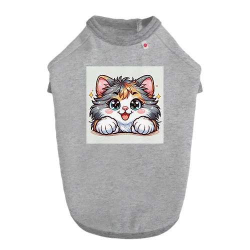 モフモフ猫ちゃん ドッグTシャツ