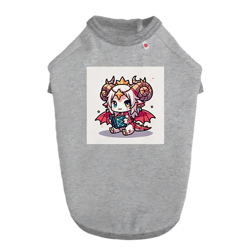 かわいいドラゴンのイラスト ドッグTシャツ