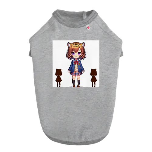 寅の女子高生 Dog T-shirt