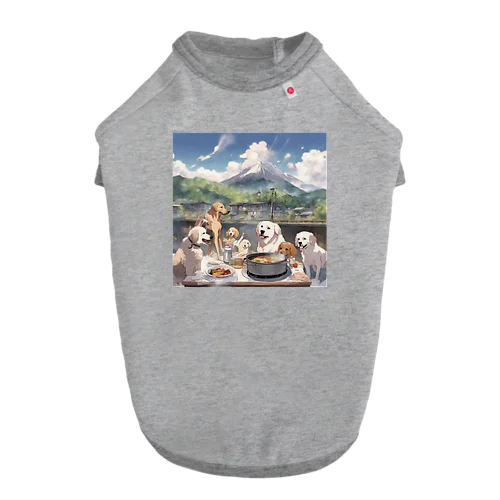 犬たちが集う富士山癒しのキャンプ Dog T-shirt