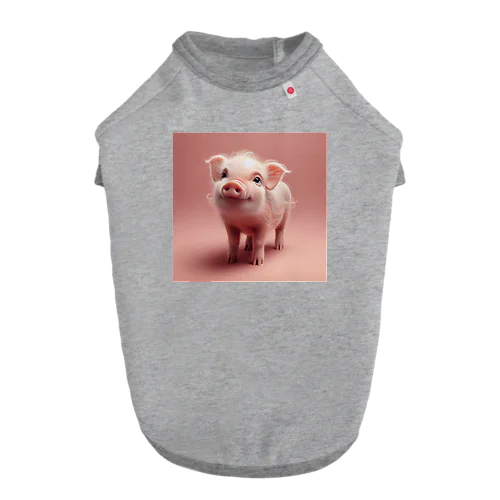 マイクロ豚のサラちゃん ドッグTシャツ