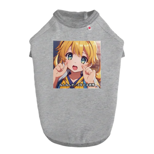 顔をしている子どもの表情 ドッグTシャツ