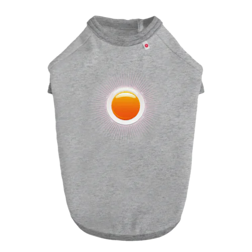 シンプルな太陽デザイン Dog T-shirt