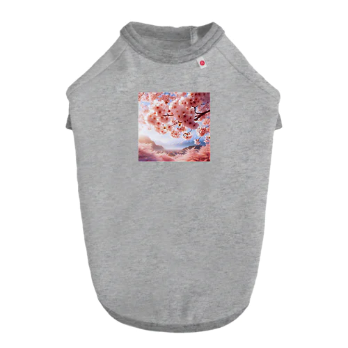 美しい桜🌸 ドッグTシャツ