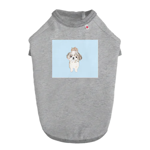 シーズーちゃんおすましポーズ Dog T-shirt