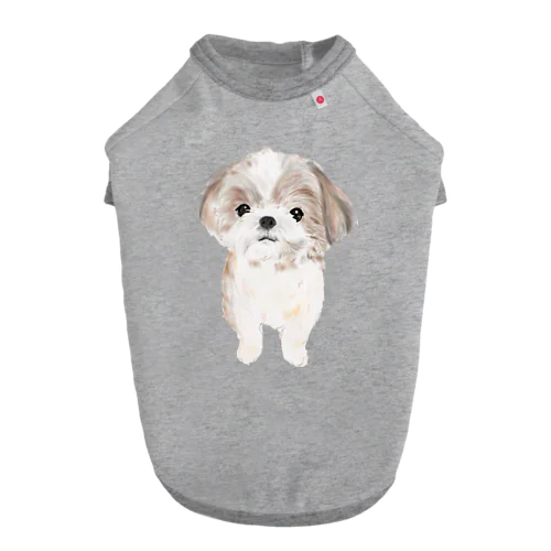 シーズーちゃんおすましポーズ Dog T-shirt