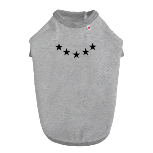 5STAR　★　☆　ほし　星　 Dog T-shirt