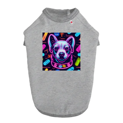 neon dog ドッグTシャツ