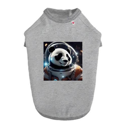 宇宙パンダ ドッグTシャツ