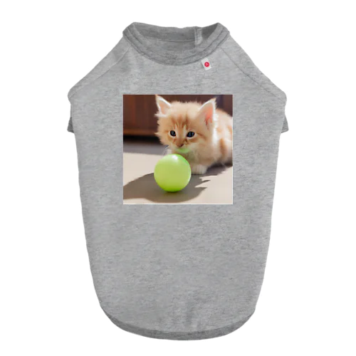 もふもふな子猫 ドッグTシャツ