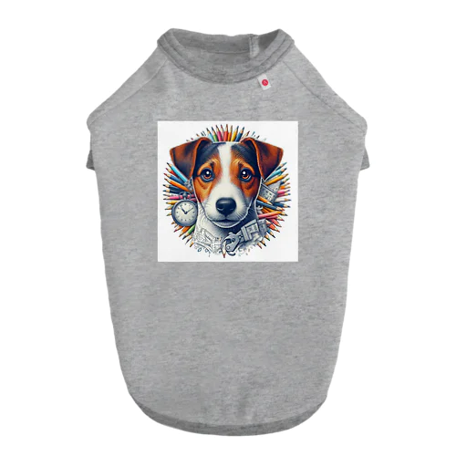 クールなジャックラッセルテリア Dog T-shirt