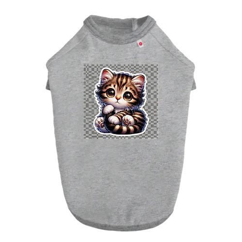 可愛い子猫 ドッグTシャツ