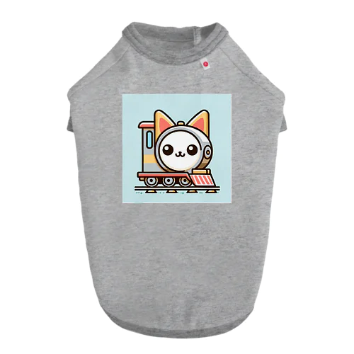 猫電車 ドッグTシャツ