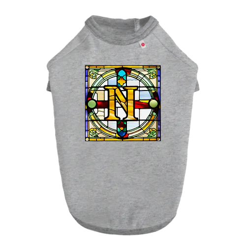 stained glass N ドッグTシャツ