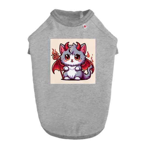 炎系悪魔にゃんこ ドッグTシャツ