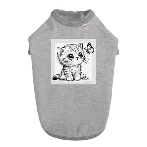 子猫　可愛い ドッグTシャツ